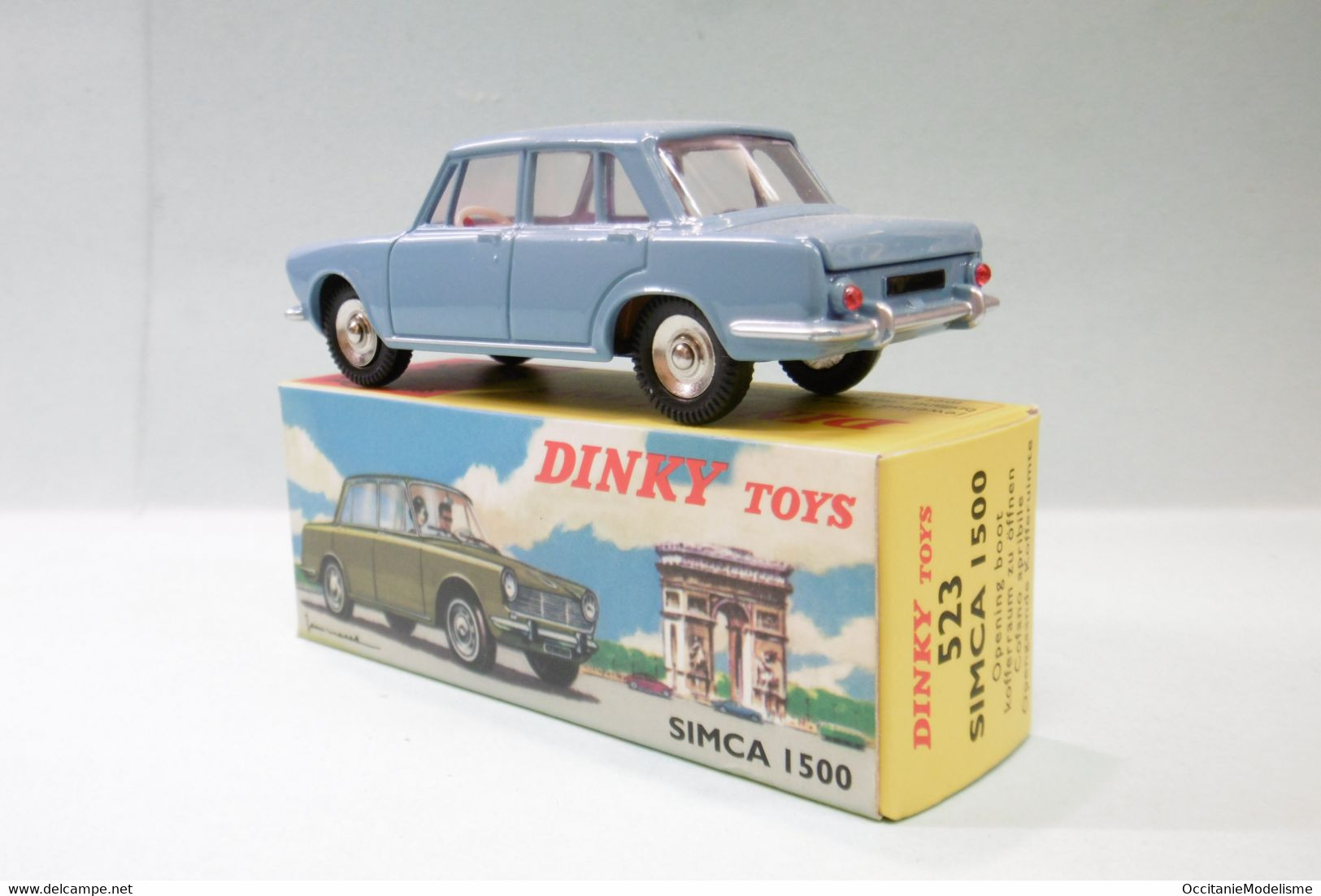 Dinky Toys / Atlas - SIMCA 1500 Berline Bleu Réf. 523 Neuf NBO 1/43 - Dinky