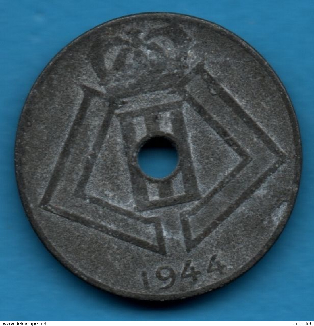 BELGIE BELGIQUE 10 CENTIMES 1941 KM# 126 Léopold III - 10 Cents