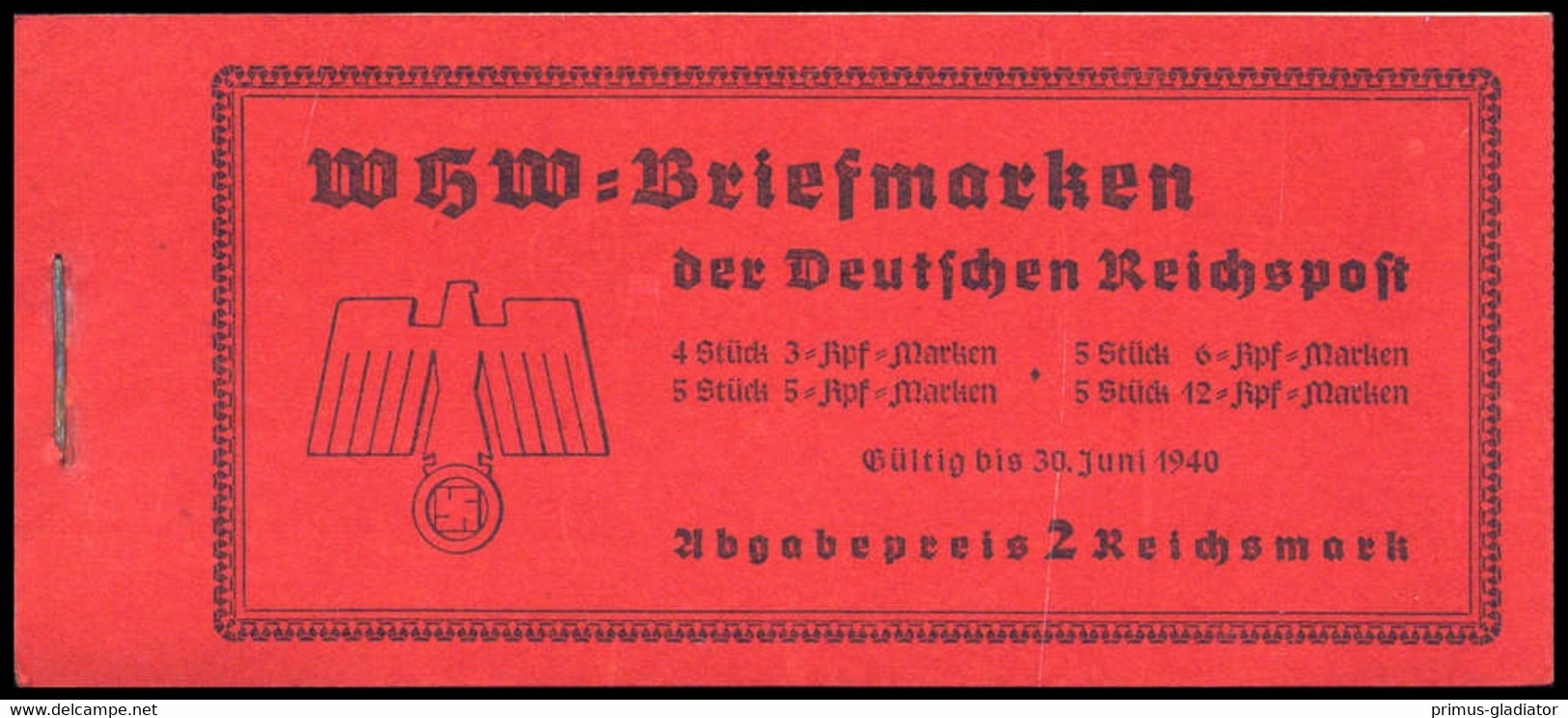 1939, Deutsches Reich, MH 46, (*) - Booklets