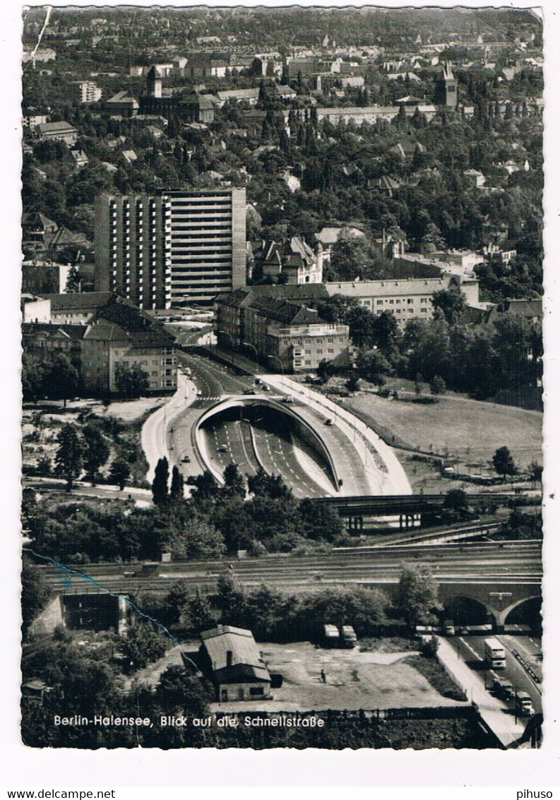 D-13577   BERLIN-HALENSEE : Blick Auf Die Schnellstrasse - Halensee