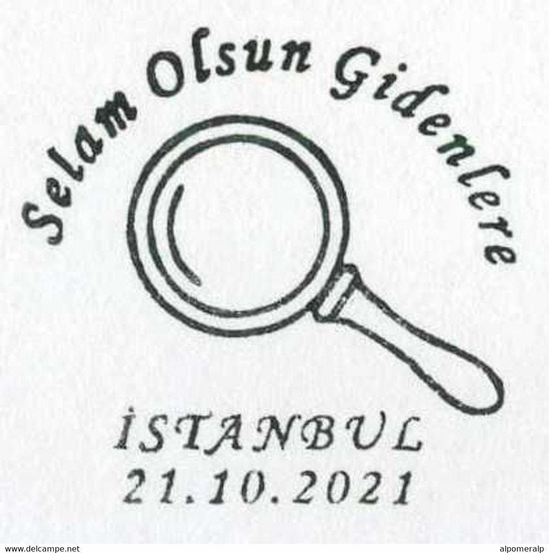 Türkiye 2021 Farewell To Our Belowed Ones Who Passed Away | Magnifying Glass, Optical Instruments, Special Cover - Brieven En Documenten