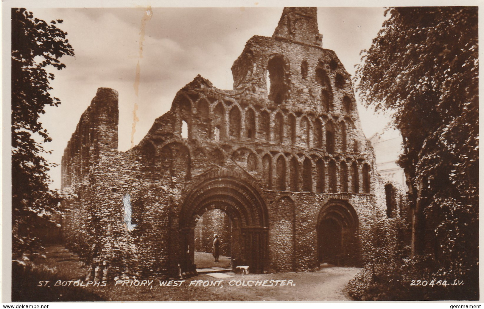 COLCHESTER - ST BOTOLPHS PRIORY, WEST FRONT - Colchester