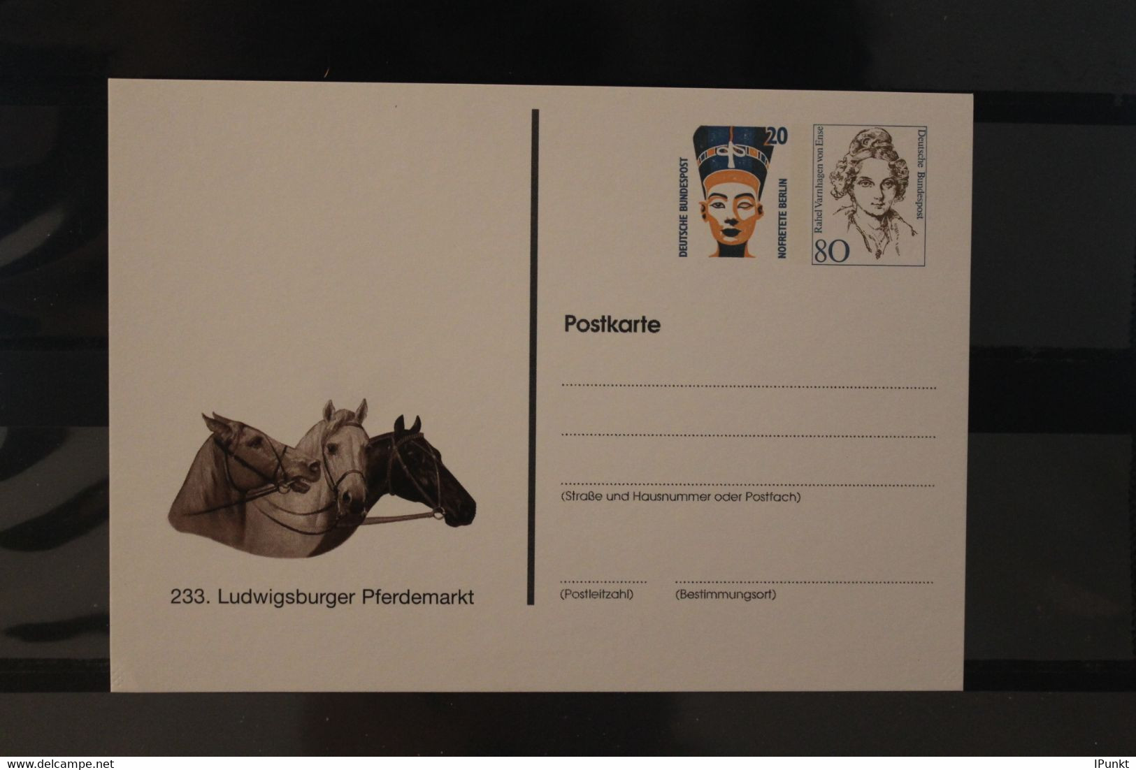 Deutschland 2001; 233. Ludwigsburger Pferdemarkt, Pferd, Wertstempel Sehenswürdigkeiten, Frauen - Postales Privados - Nuevos