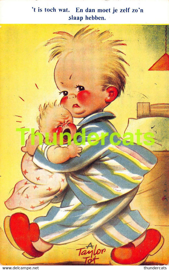 CPA ILLUSTRATEUR ENFANT TAYLOR ARTIST SIGNED CHILD CHILDREN - Taylor