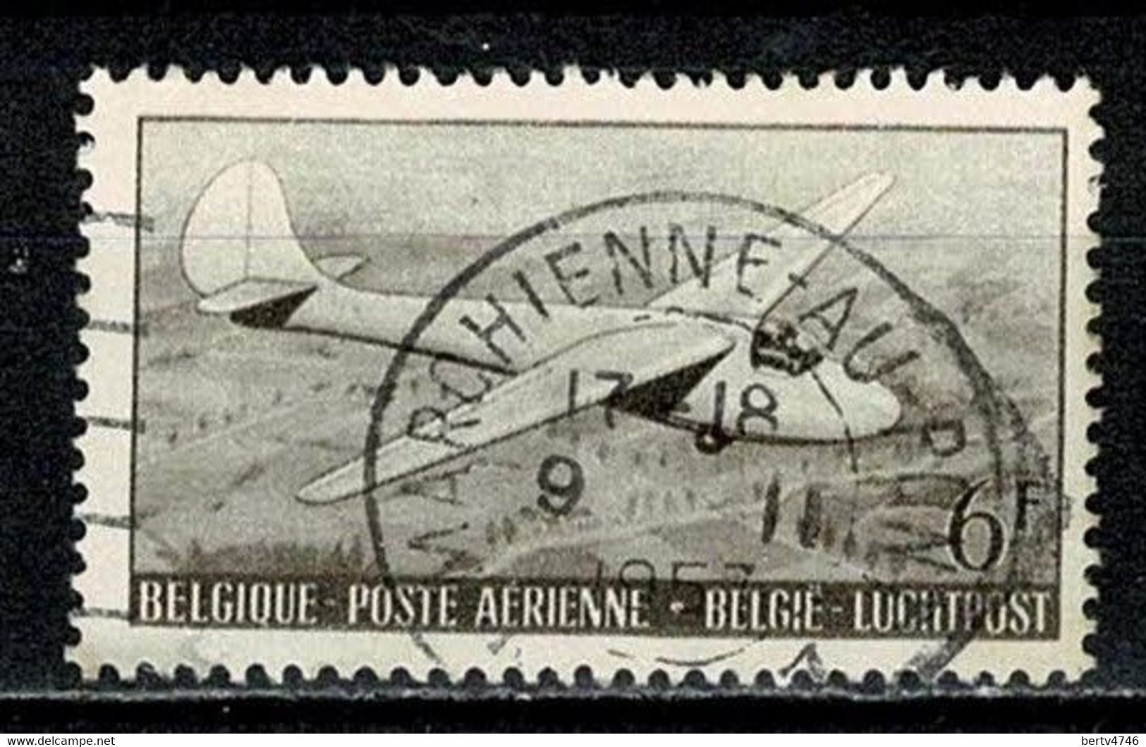 Belg. 1951 OBP/COB PA 28  Gest./obl. Marchienne Au Pont - Used