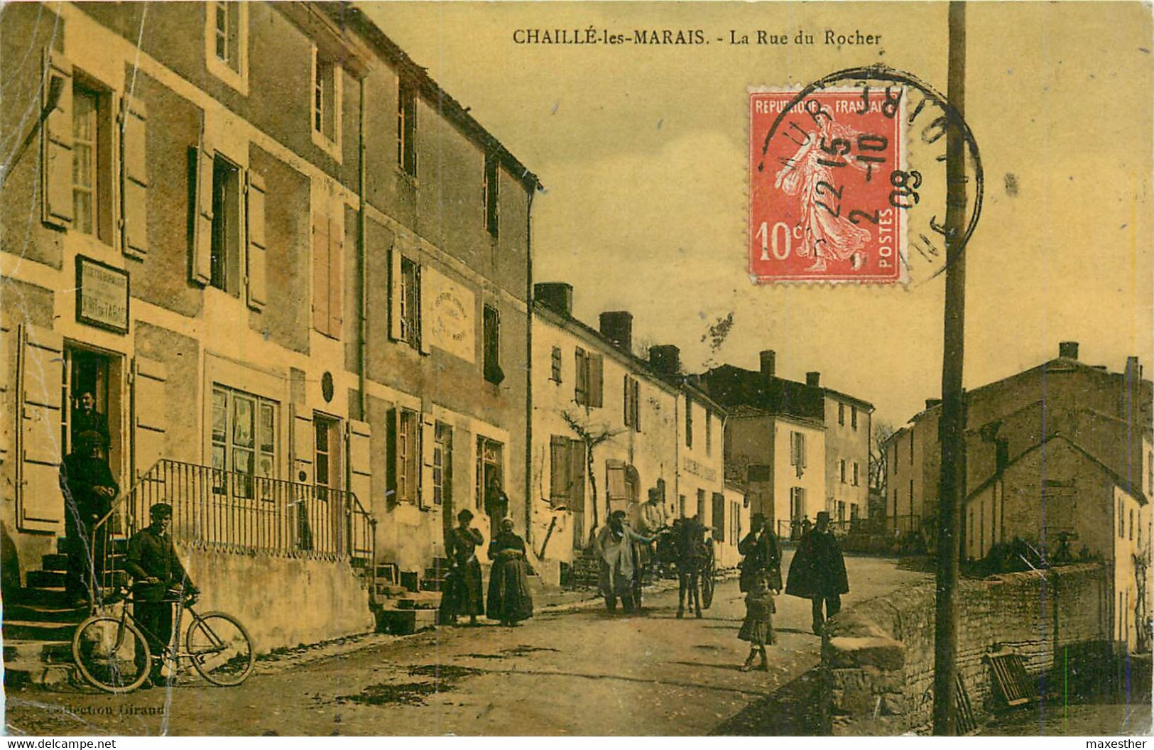 CHAILLÉ LES MARAIS La Rue Du Rocher - Chaille Les Marais