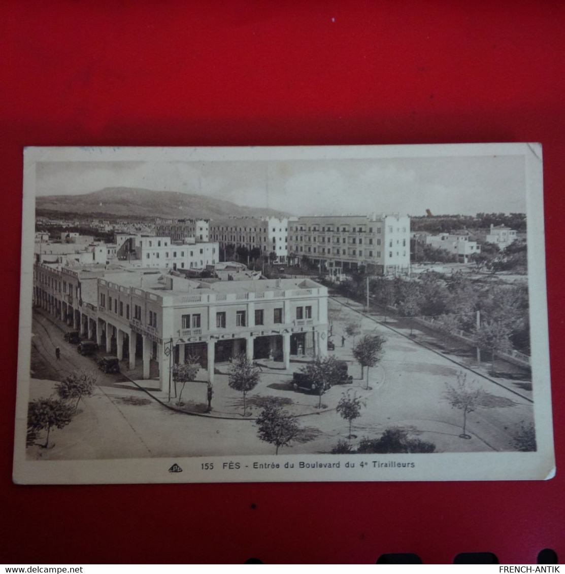 FES ENTREE DU BOULEVARD DU 4E TIRAILLEURS CACHET MILITAIRE - Fez