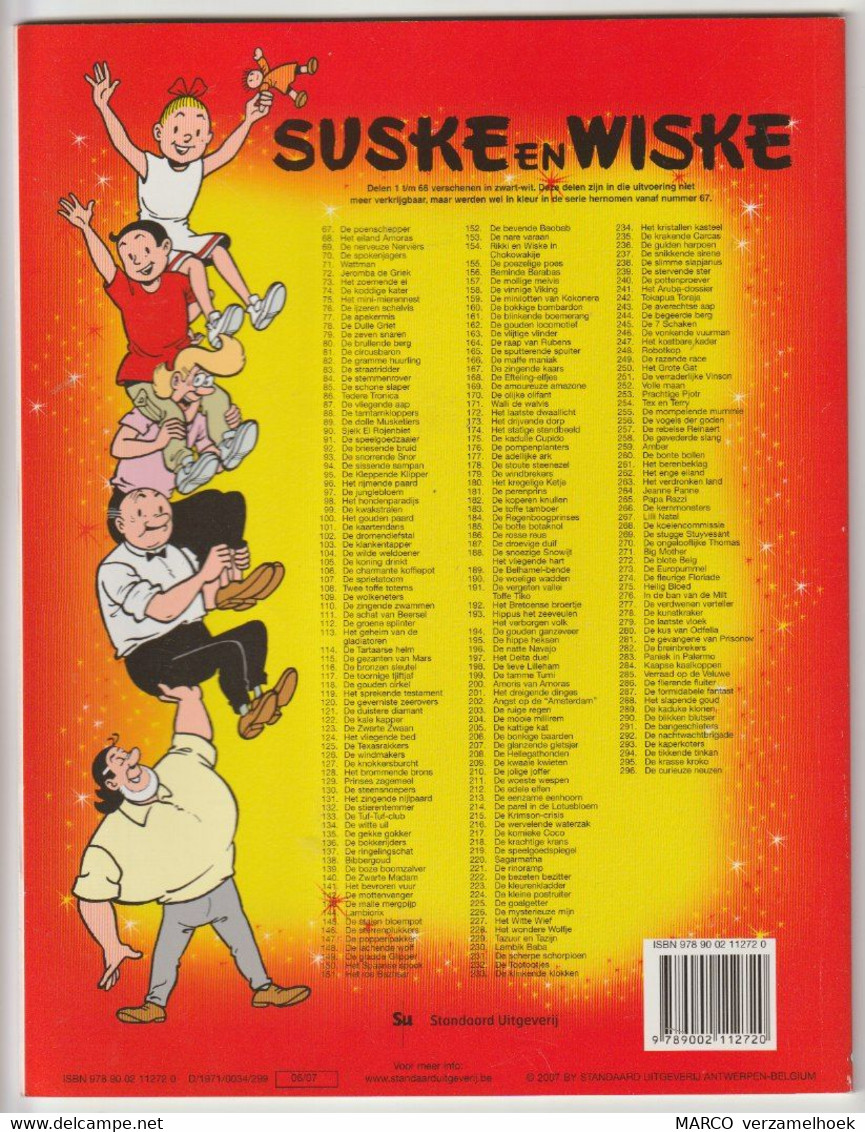 109. Suske En Wiske De Wolkeneters Standaard Willy Vandersteen - Suske & Wiske