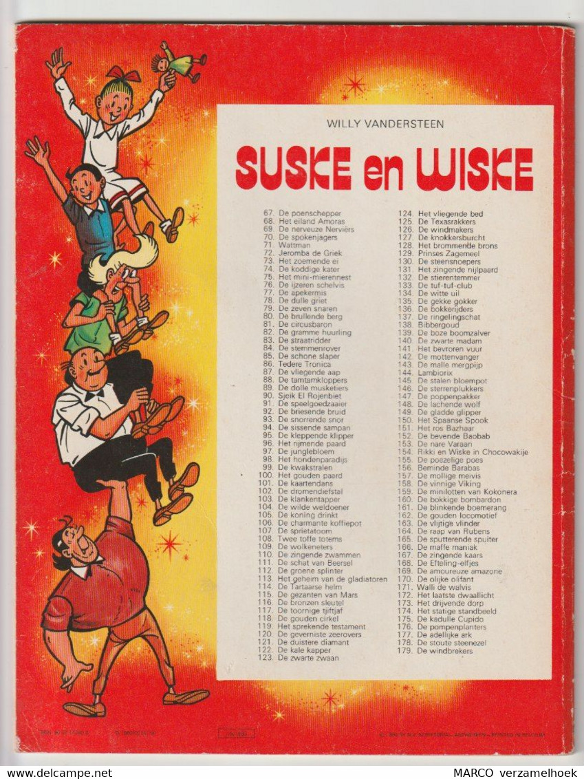 179. Suske En Wiske De Windbrekers Willy Vandersteen - Suske & Wiske