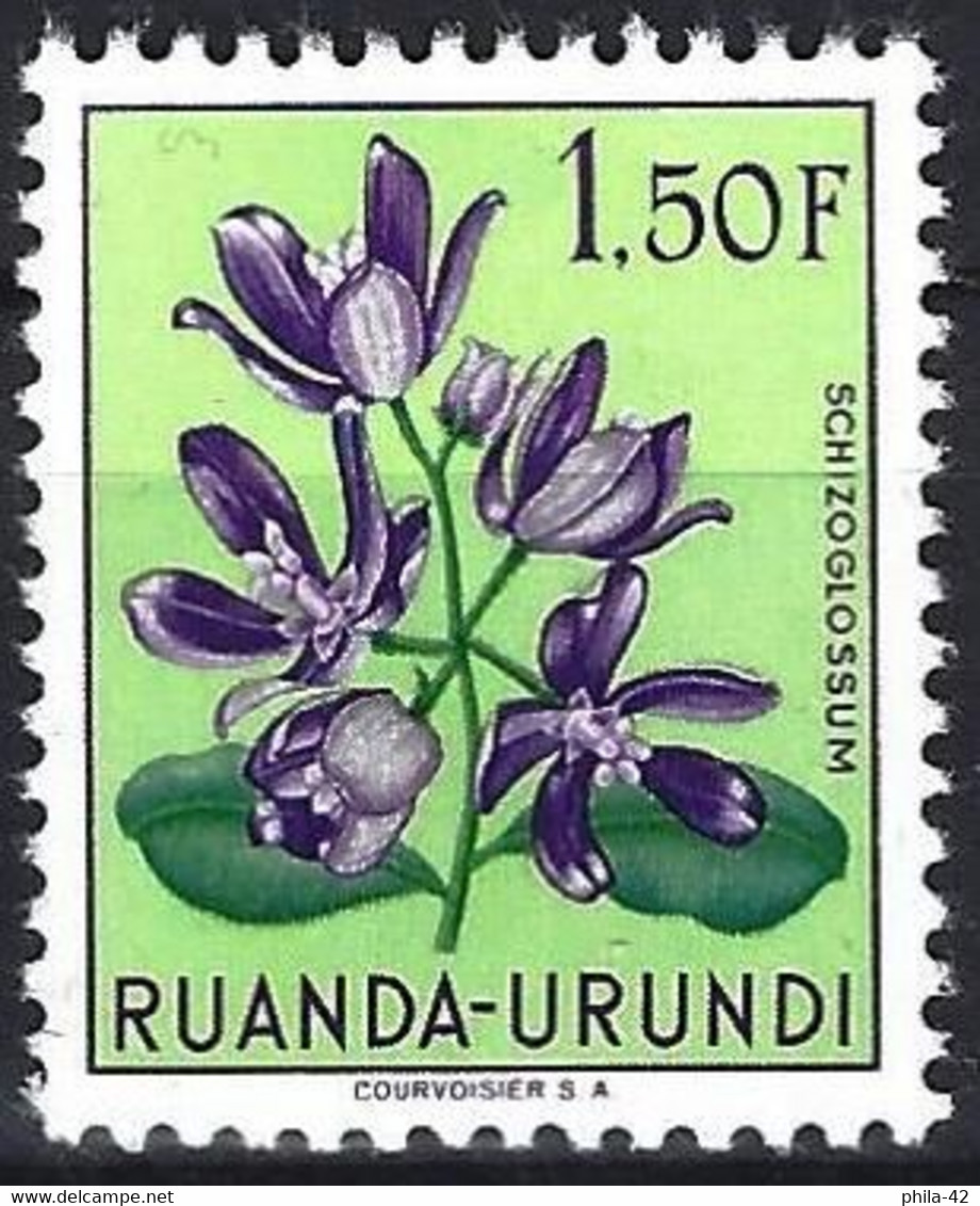 Ruanda-Urundi 1953 - Mi 143 - YT 187 ( Flowers ) MNG - Ungebraucht