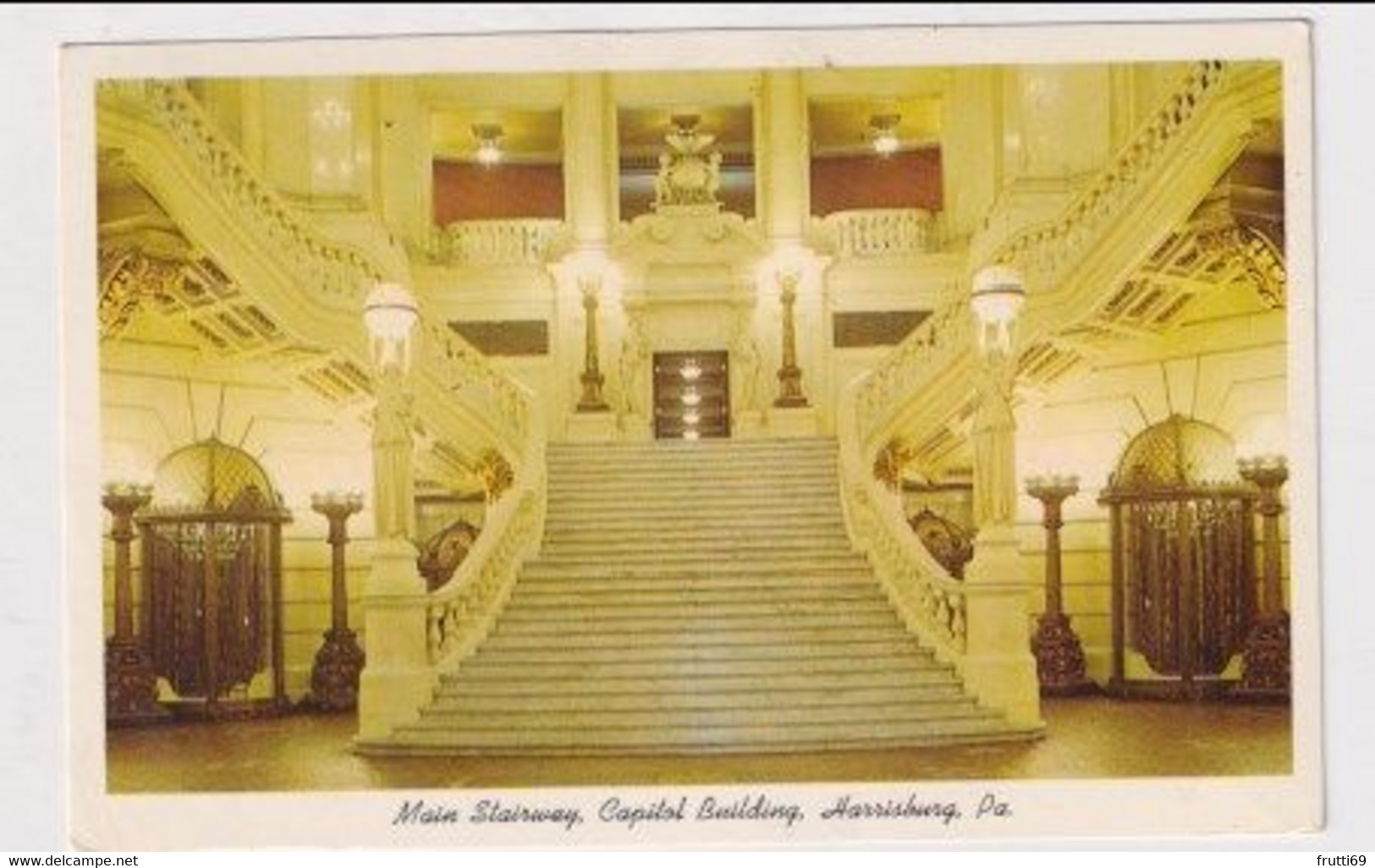 AK 034072 USA - Pennsylvania - Capitol Building - Main Stairway - Harrisburg