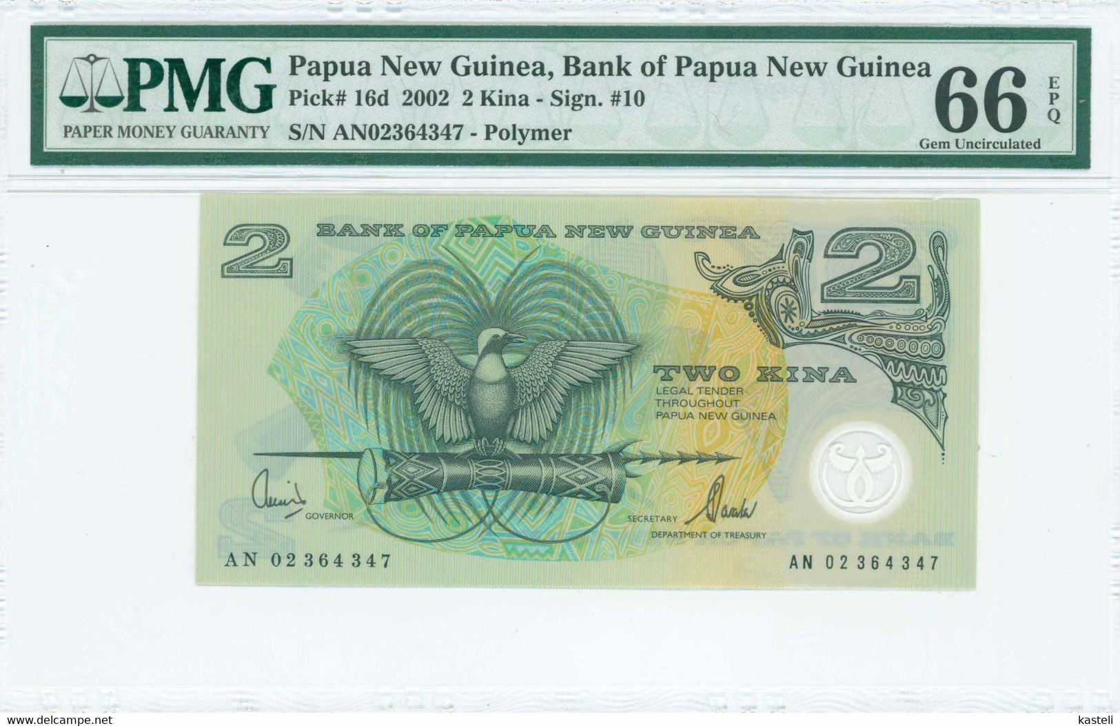 PAPUA NEW GUINEA 2 Kina (2002) - Papua-Neuguinea