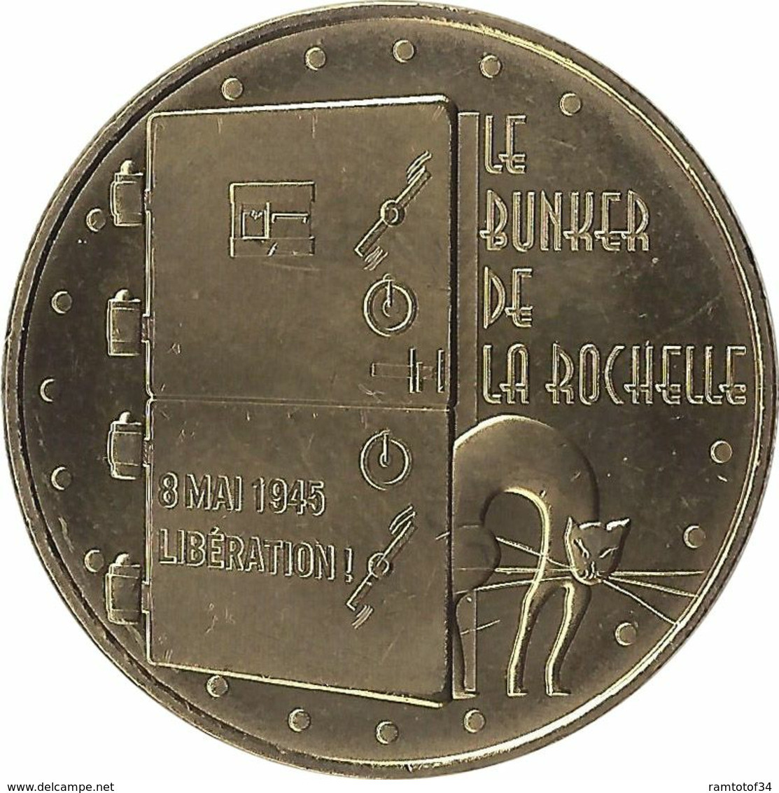 2019 MDP261 - LA ROCHELLE - Le Bunker De La Rochelle (porte Blindée) / MONNAIE DE PARIS - 2019