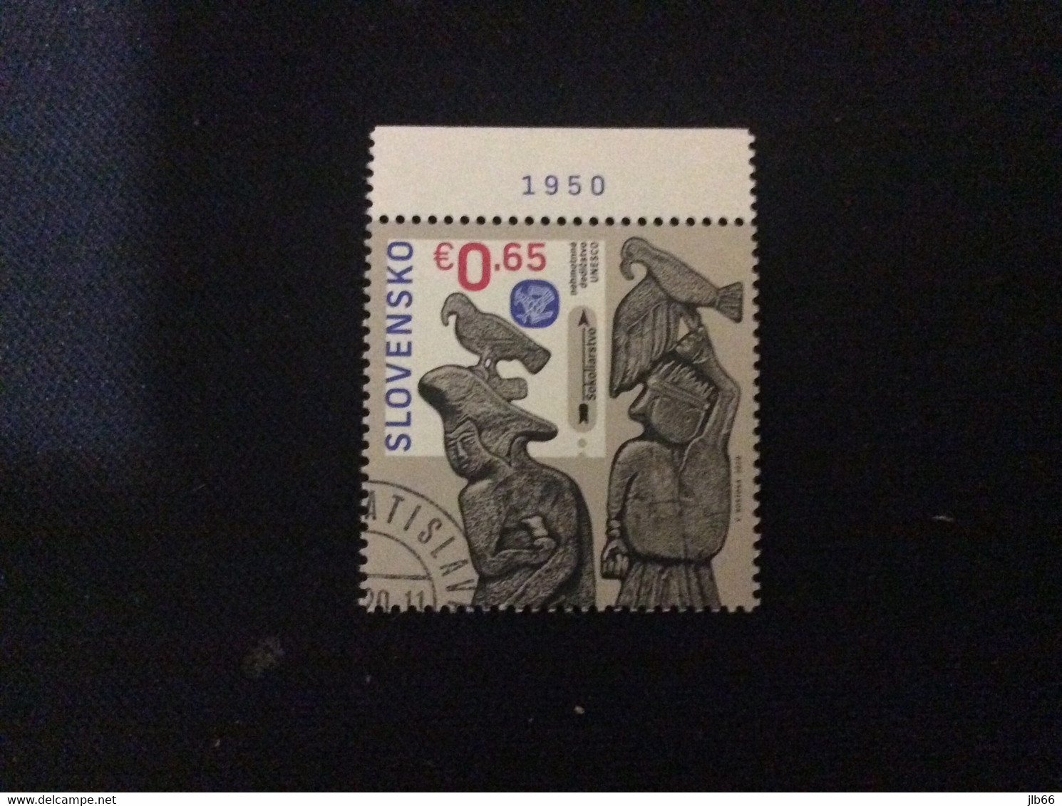 2020 YT 804 Oblitéré Avec BdF 1950 Fauconnerie Falconery Émission Commune Avec La Mongolie - Used Stamps