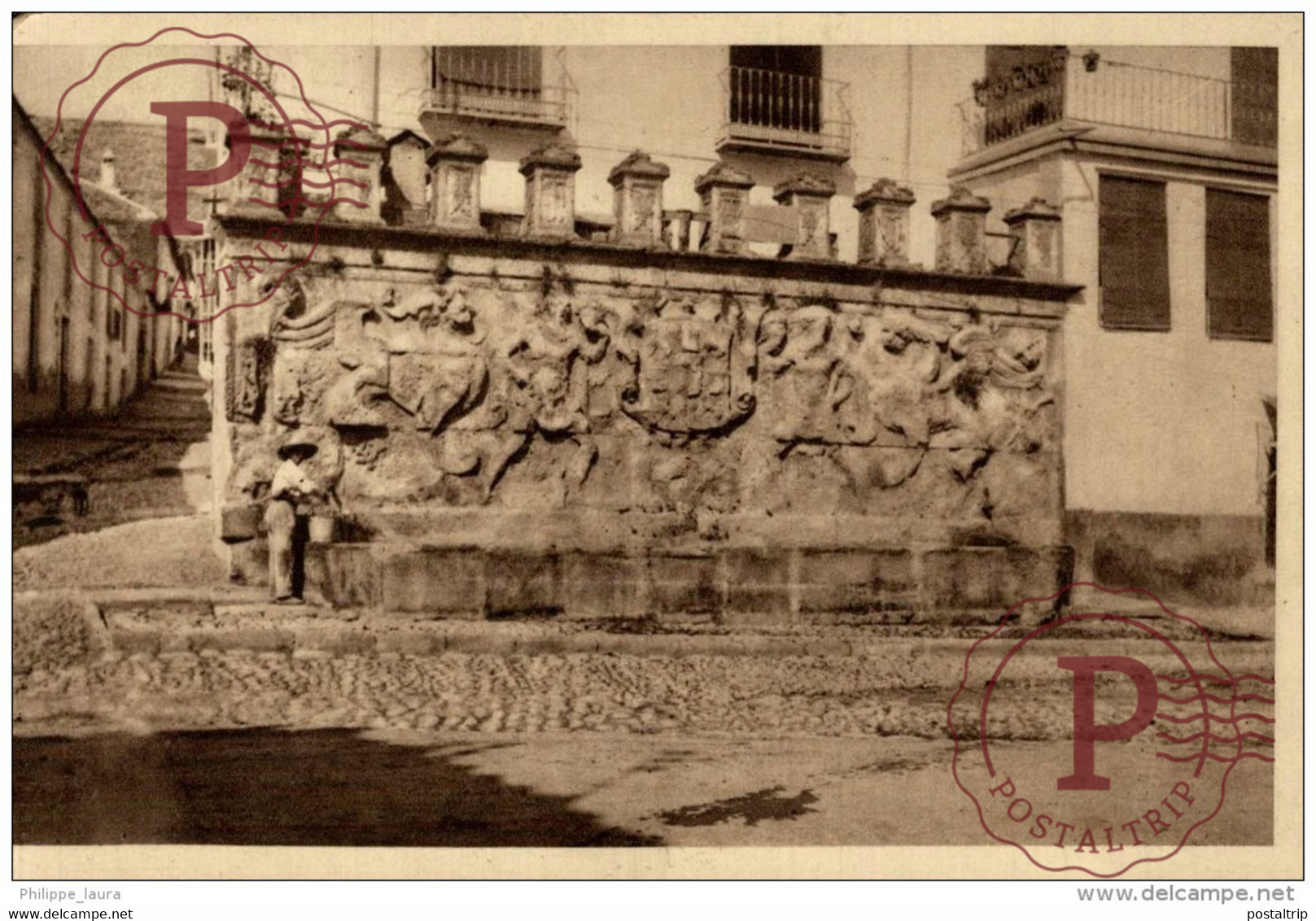 ALCALA LA REAL. FRONTIS DEL PILAR DE LOS ALAMOS, DEL SIGLO XVI - Jaén