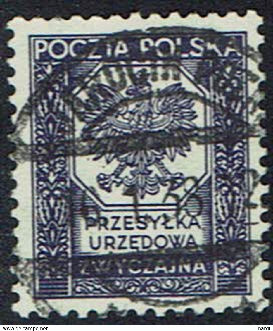 Polen DM 1935, MiNr 19, Gestempelt - Dienstzegels