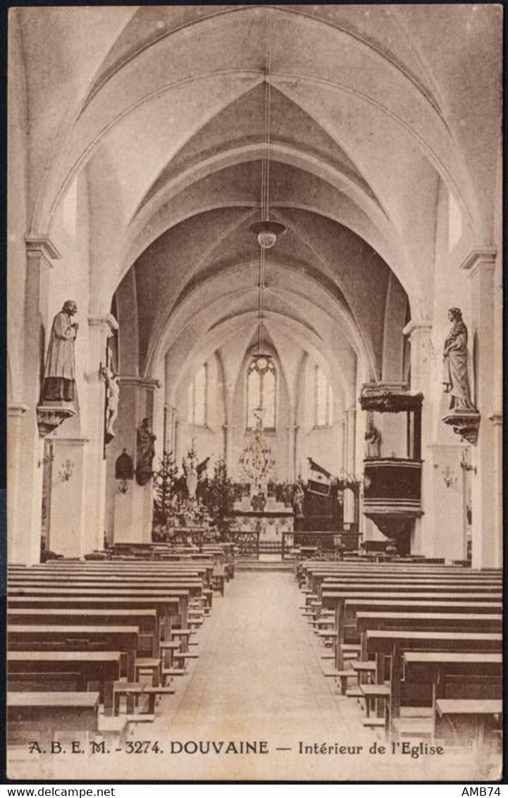 74-0169 - Carte Postale Haute Savoie (74) - DOUVAINE - Intérieur De L'église - Douvaine