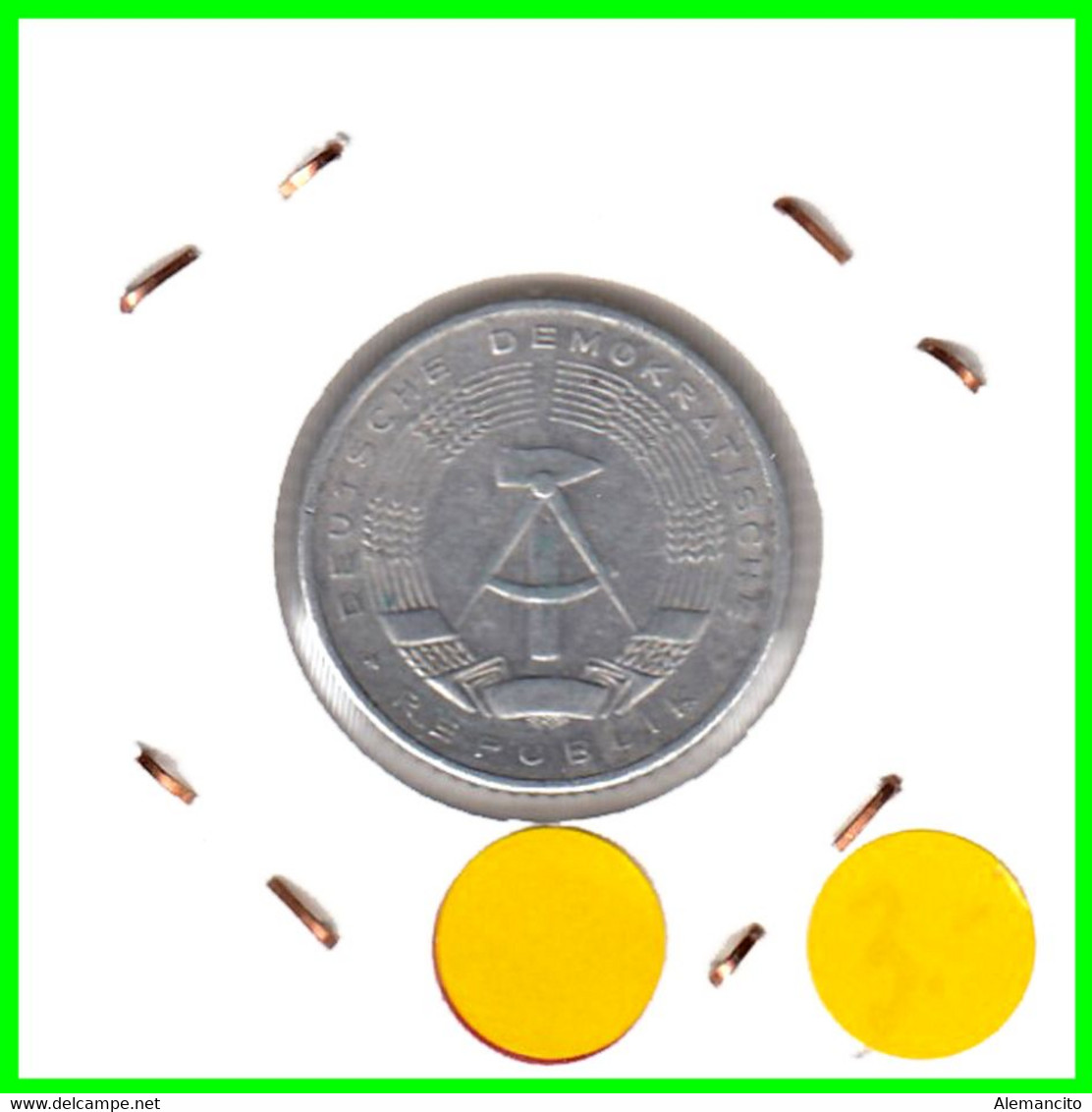 ( GERMANY ) AÑO 1981 REPUBLICA DEMOCRATICA DE ALEMANIA ( DDR ) MONEDAS DE 50 PFENNING ALUMINIO - DE 23 mm. - 50 Pfennig