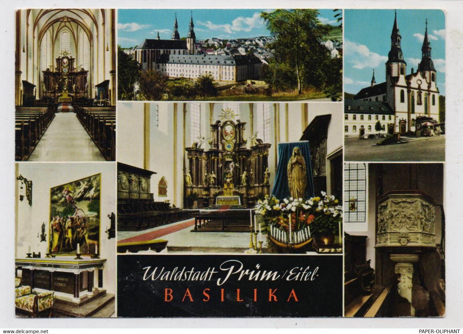 5540 PRÜM, Salvator - Basilika, Mehrbild-AK - Pruem