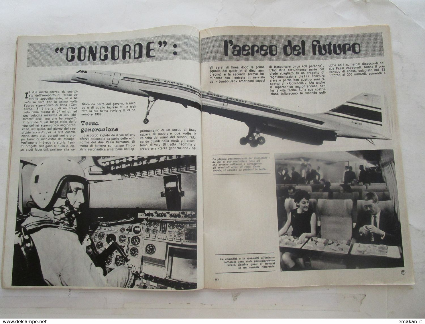 # INTREPIDO N 16 / 1969 - REIF L.R. VICENZA - AEREO CONCORDE - FIAT 128 - BICI GRAZIELLA CROSS - Prime Edizioni