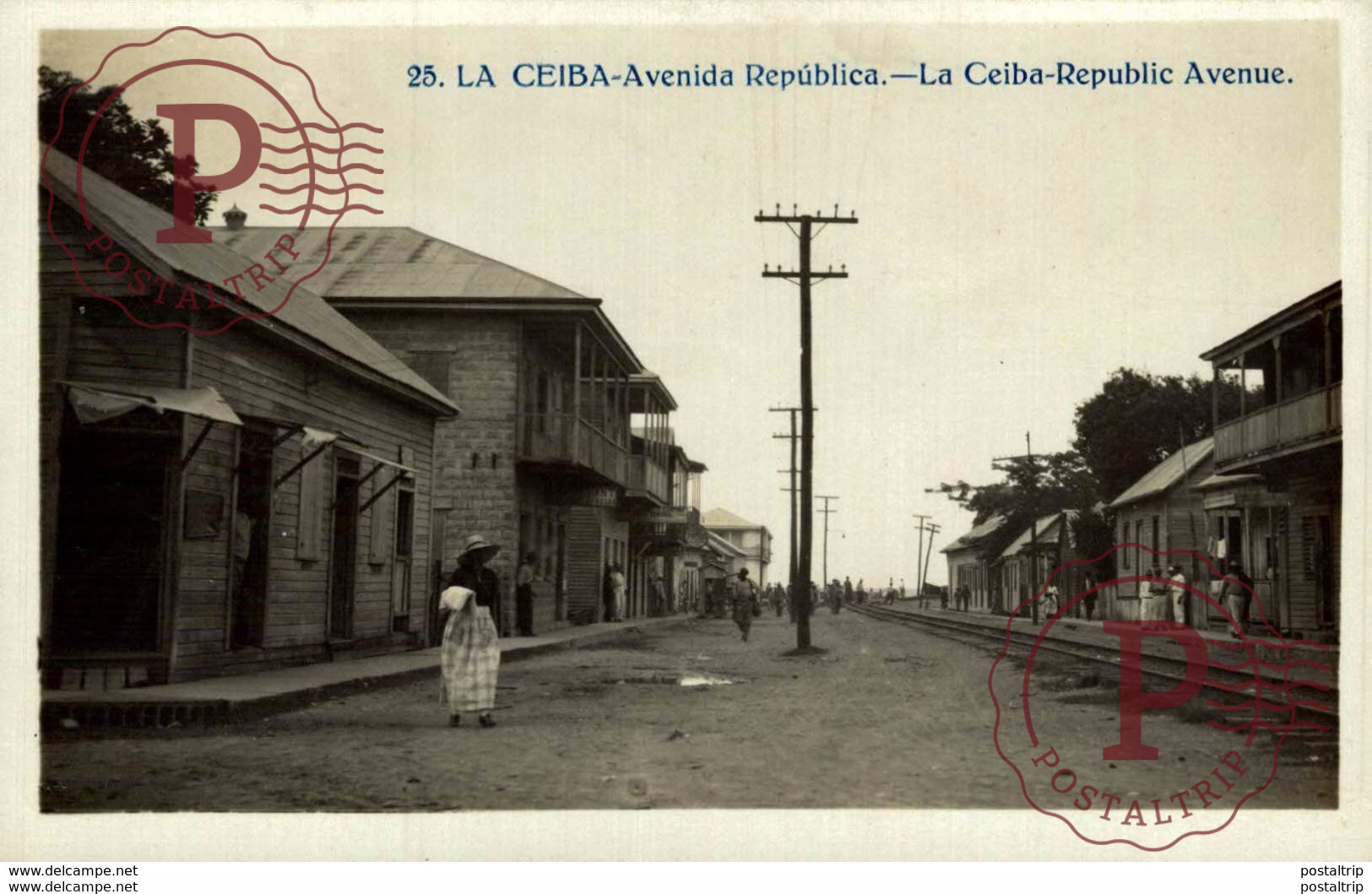 HONDURAS. LA CEIBA. AVENIDA REPUBLICA // REPUBLIC AVENUE. - REAL PHOTO - Honduras