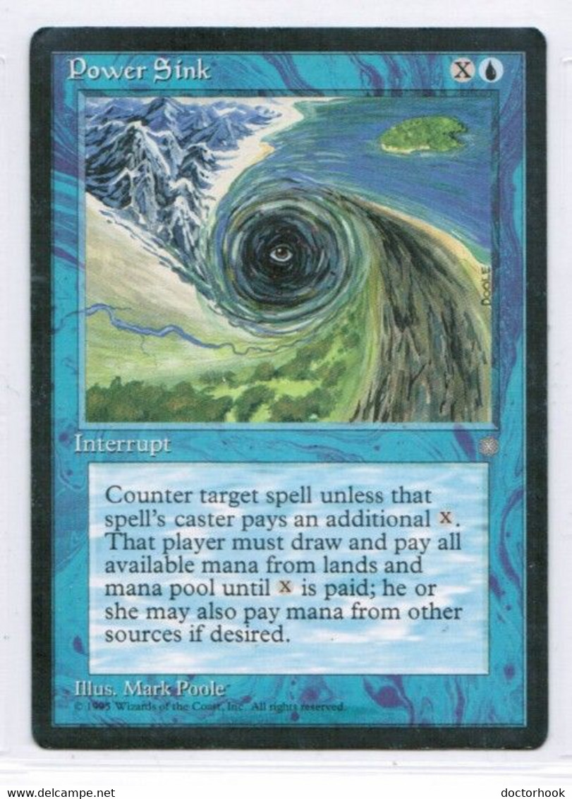 MAGIC The GATHERING  "Power Sink"---ICE AGE (MTG--147-2) - Sonstige & Ohne Zuordnung