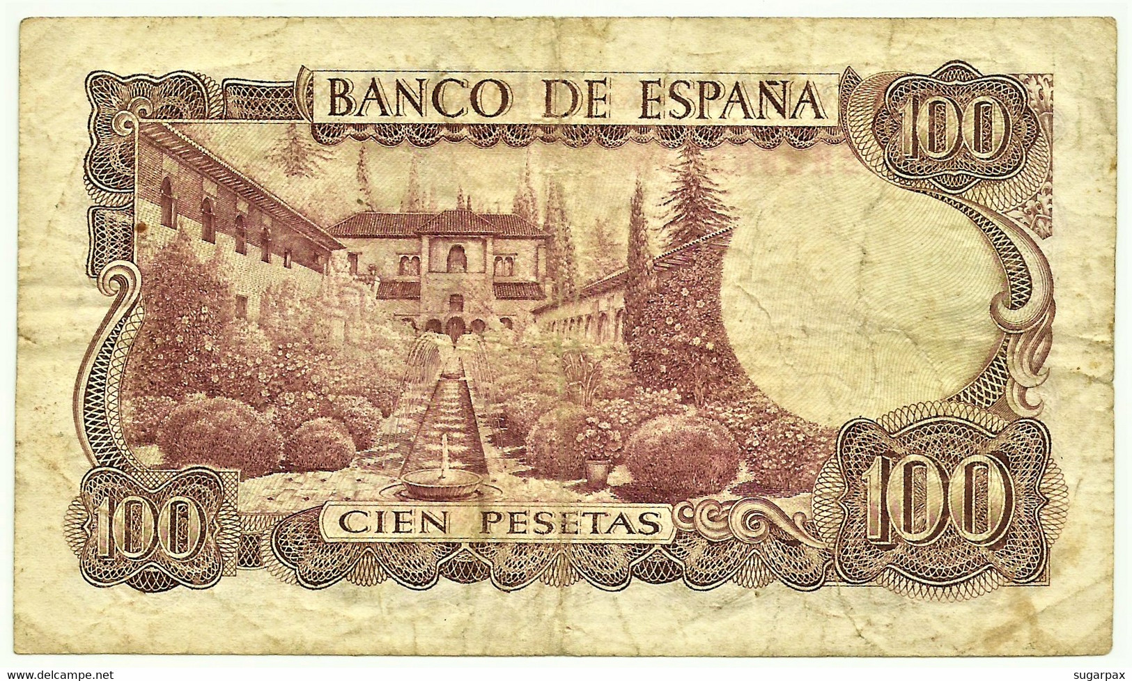 ESPAÑA - 100 Pesetas - 17.11.1970 ( 1974 ) - Pick 152 - Serie 2H - Manuel De Falla - 100 Pesetas