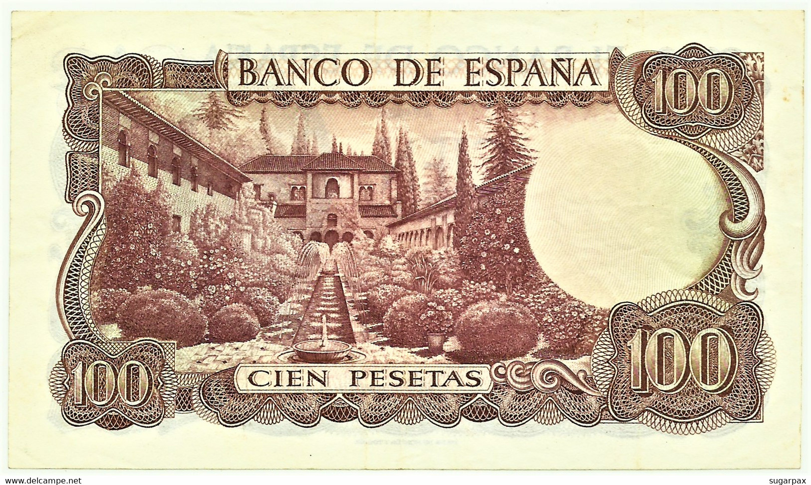 ESPAÑA - 100 Pesetas - 17.11.1970 ( 1974 ) - Pick 152 - Serie 2N - Manuel De Falla - 100 Pesetas