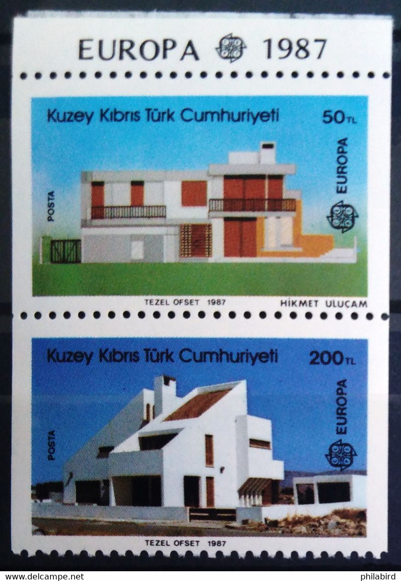 EUROPA 1987 - CHYPRE DU NORD                 N° 190/191                        NEUF** - 1987