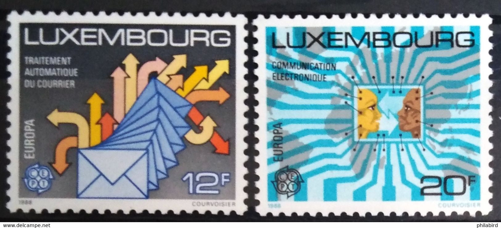 EUROPA 1988 - LUXEMBOURG               N° 1149/1150                       NEUF** - 1988