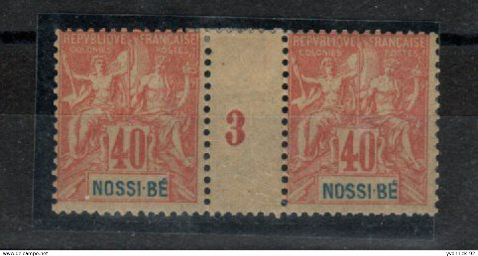 Nossi -Bé -1Millésimes 40c (1893) N°36 - Other & Unclassified