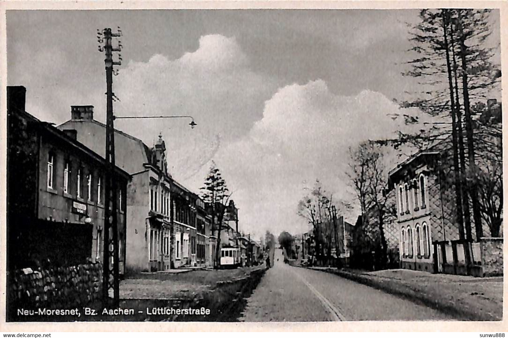 Neu-Moresnet, Bz Aachen - Lütticherstrasse (tram Tramway Hotel Reinartz) - La Calamine - Kelmis