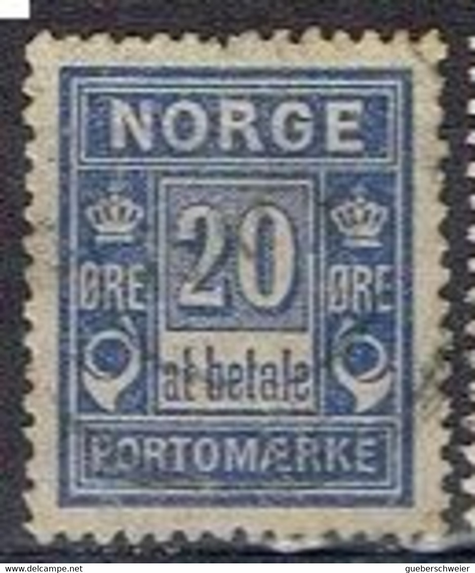 NOR 23 - NORVEGE Taxe N° 5 Obl. - Gebraucht