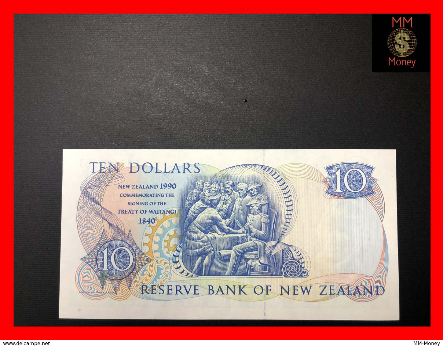 NEW ZEALAND 10 $  1990  P. 176  *commemorative CWB  Country Wide Bank*    XF - New Zealand