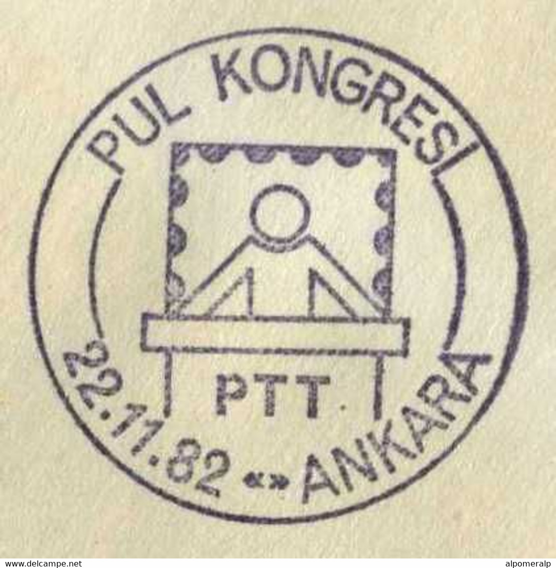 Türkiye 1982 Stamp Congress, Special Cover - Briefe U. Dokumente