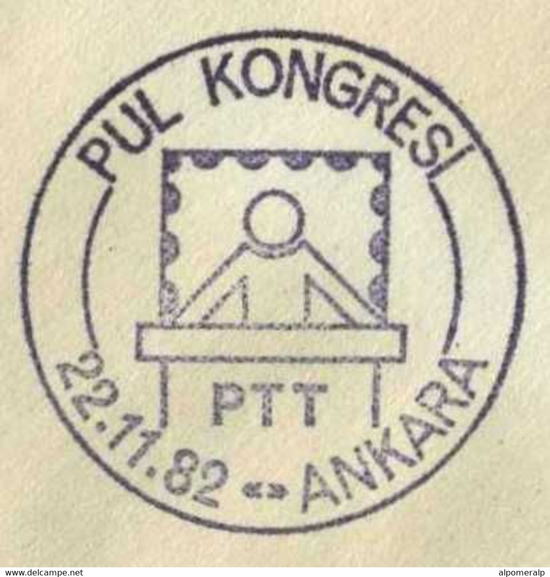 Türkiye 1982 Stamp Congress, Special Cover - Covers & Documents