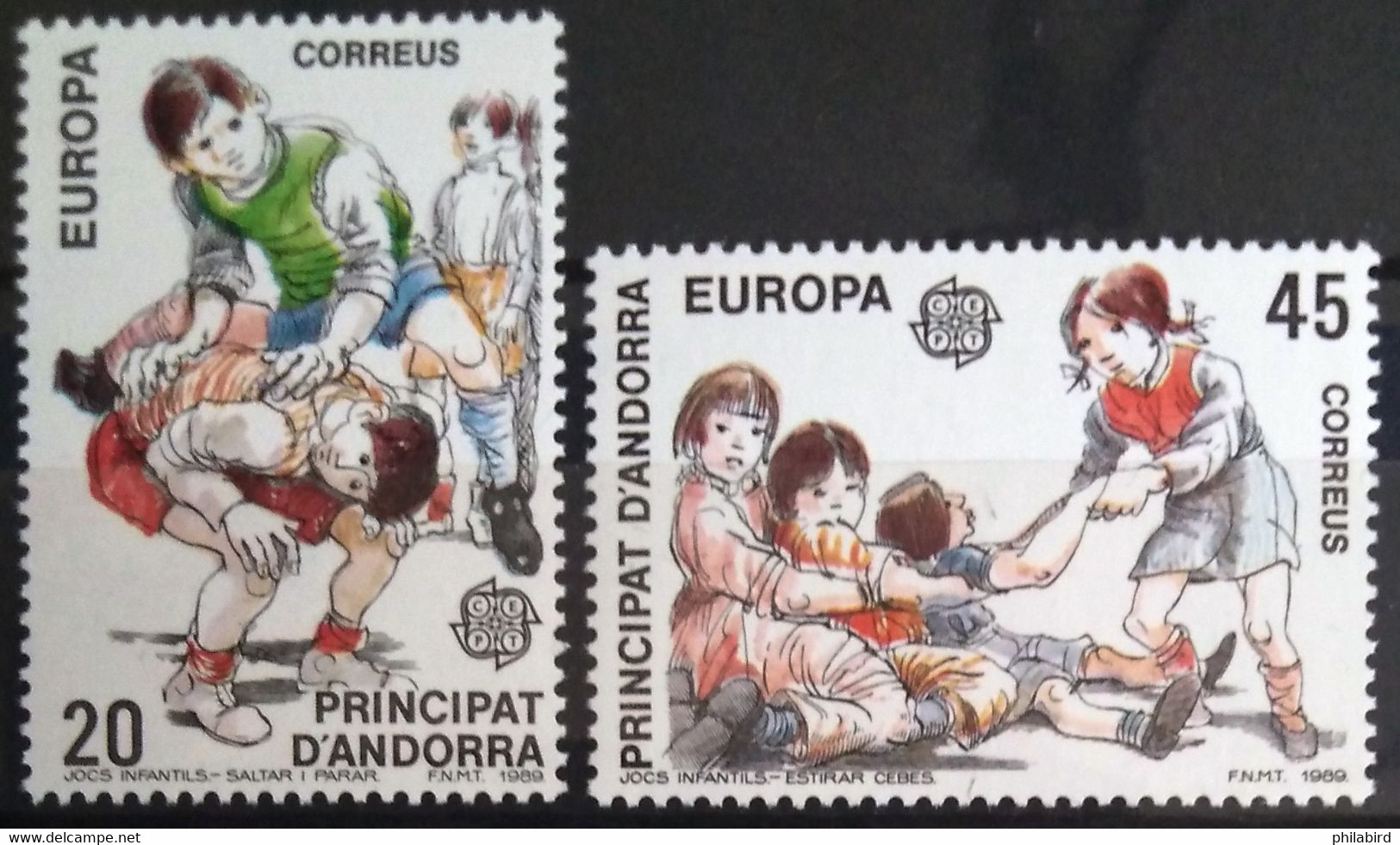 EUROPA 1989 - ANDORRE ESPAGNOL                    N° 199/200                        NEUF** - 1989