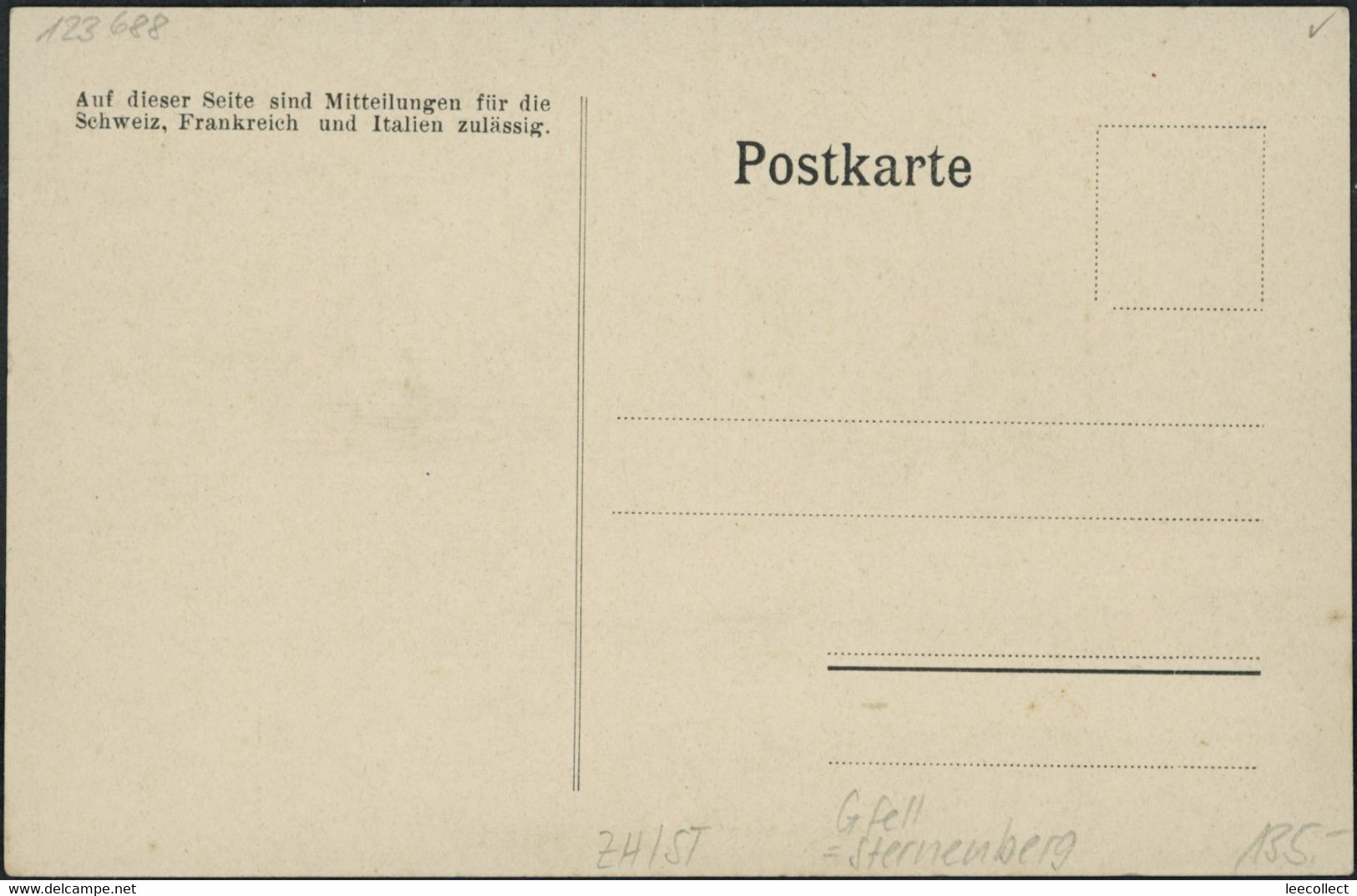 Suisse - ZH Gfell - Sternenberg - Sternenberg