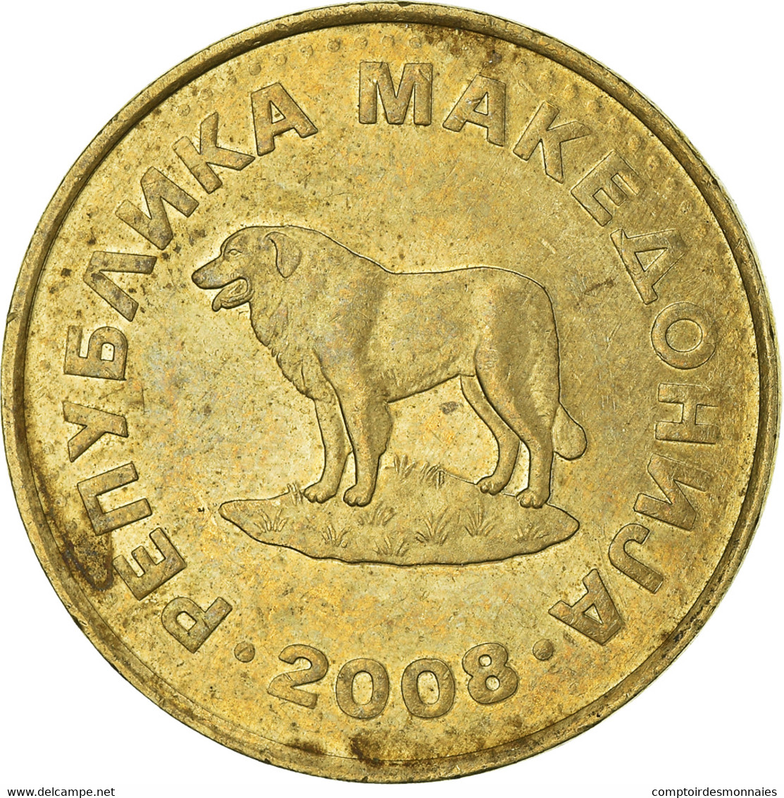 Monnaie, Macédoine, Denar, 2008 - Macedonia Del Nord