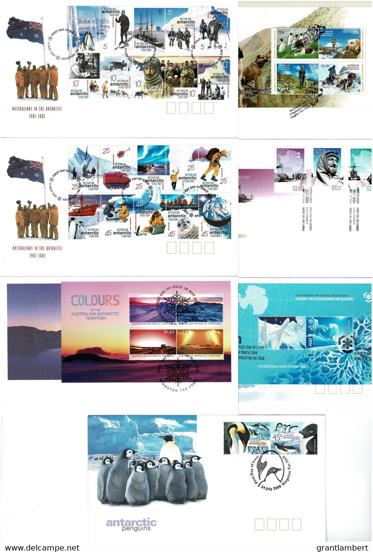 Australian Antarctic 2000 - 2015 Seven Fine FDCs - FDC