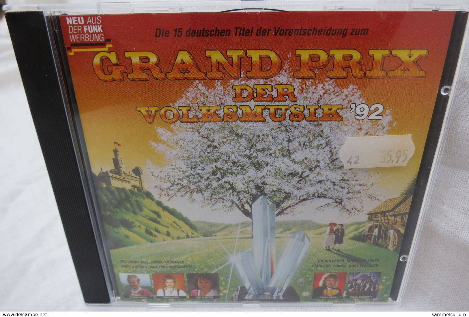 CD "Grand Prix Der Volksmusik '92" Die 15 Deutschen Titel Der Vorentscheigung - Other - German Music