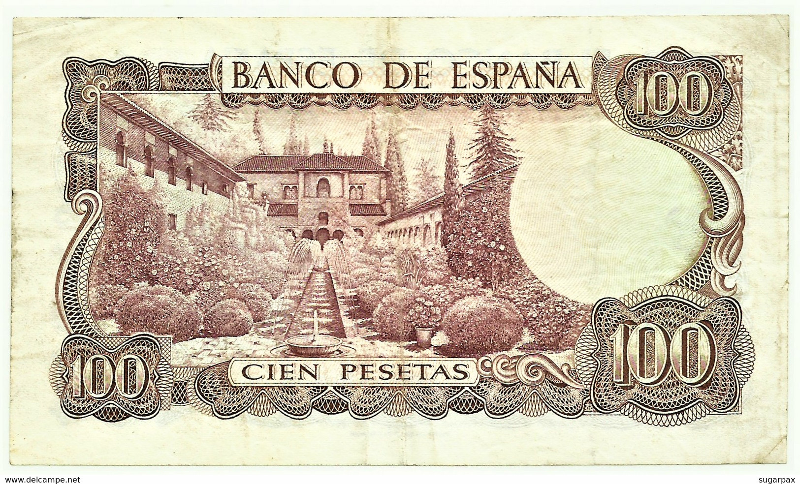 ESPAÑA - 100 Pesetas - 17.11.1970 ( 1974 ) - Pick 152 - Serie 7H - Manuel De Falla - 100 Pesetas