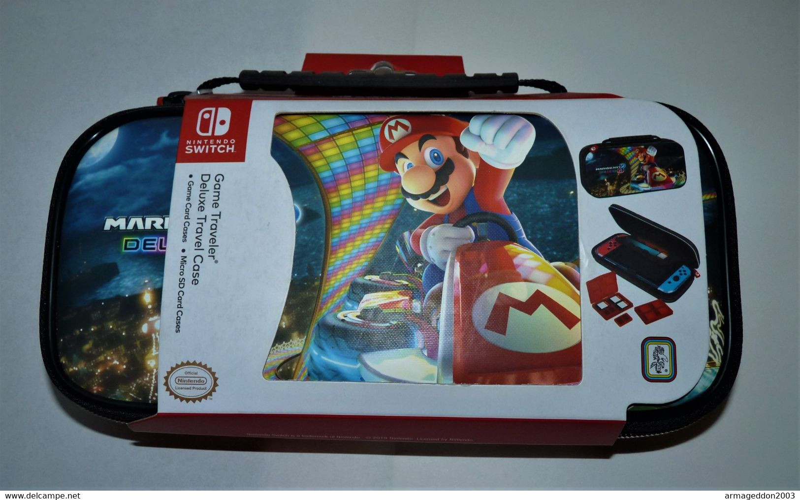 Valise De Transport Officielle Nintendo Switch Mario Kart 8 Deluxe Neuf Scellé - Accessoires