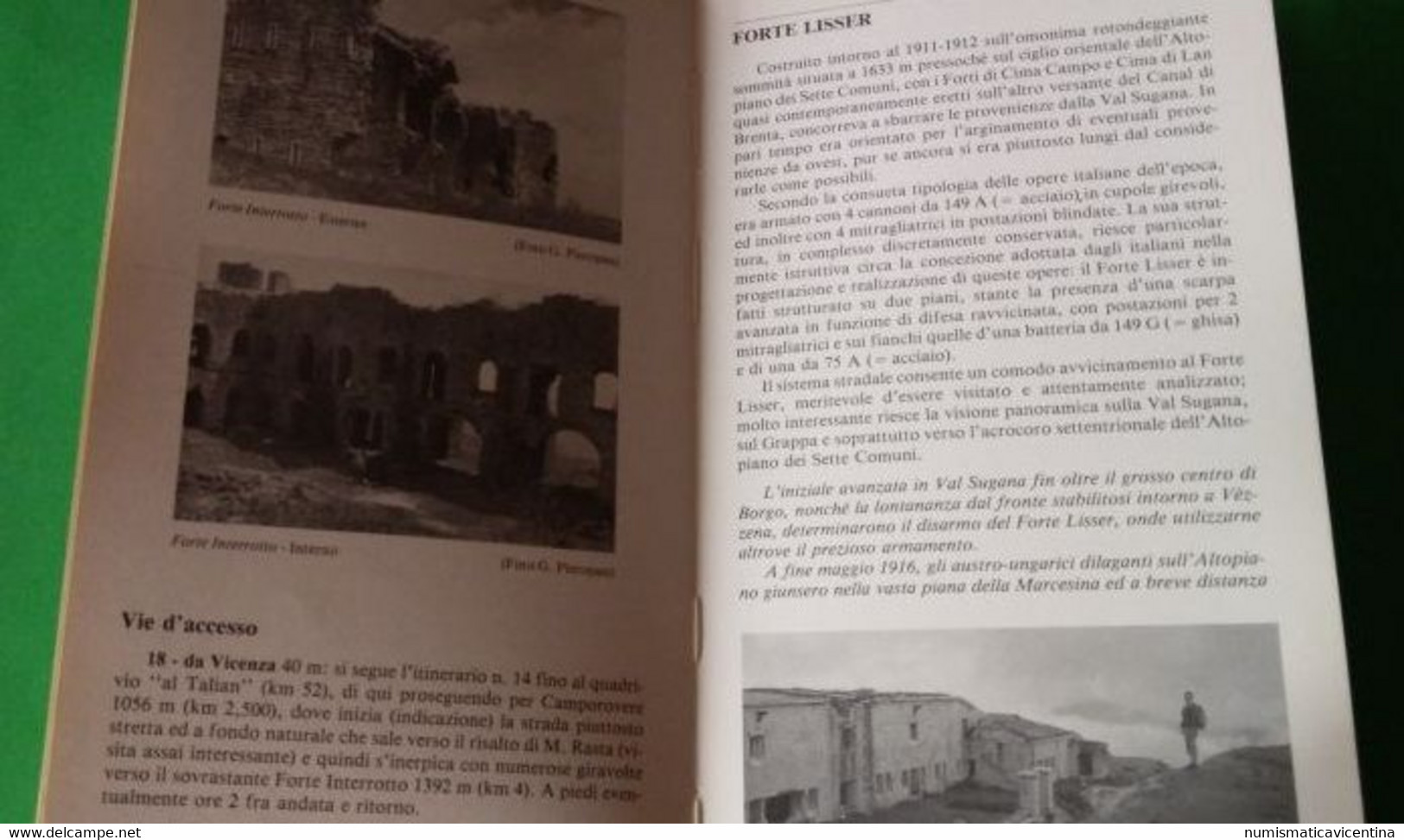 Guida Alle Fortezze Degli Altipiani Di Gianni Pieropan 1 WW Les Forts De La 1 WW The Forts Of The 1WW Vs Austria - Guerre 1914-18