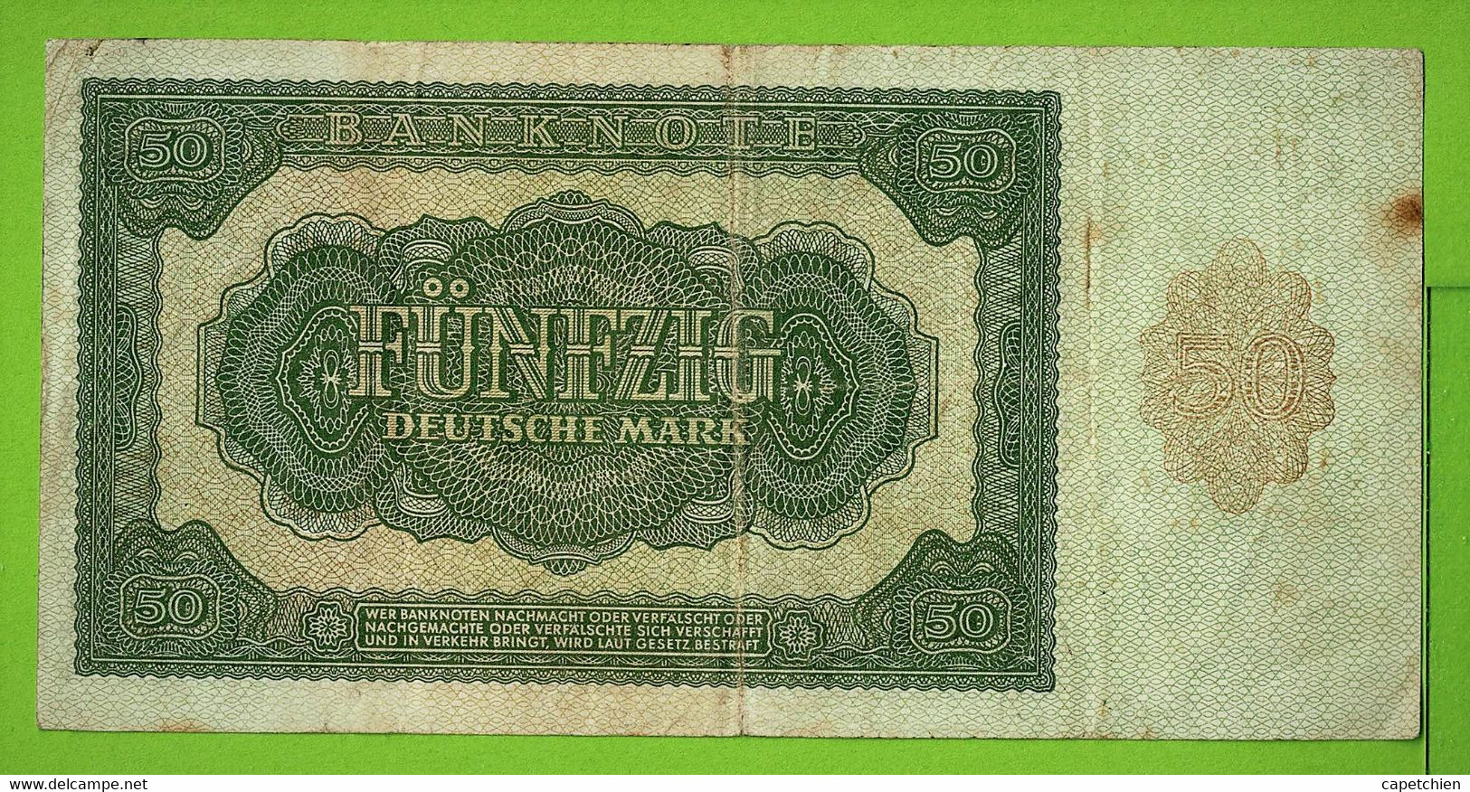 ALLEMAGNE / 50 MARK  / 1944 /SERIE B + 7 CHIFFRES / B  1865509 - 50 Mark