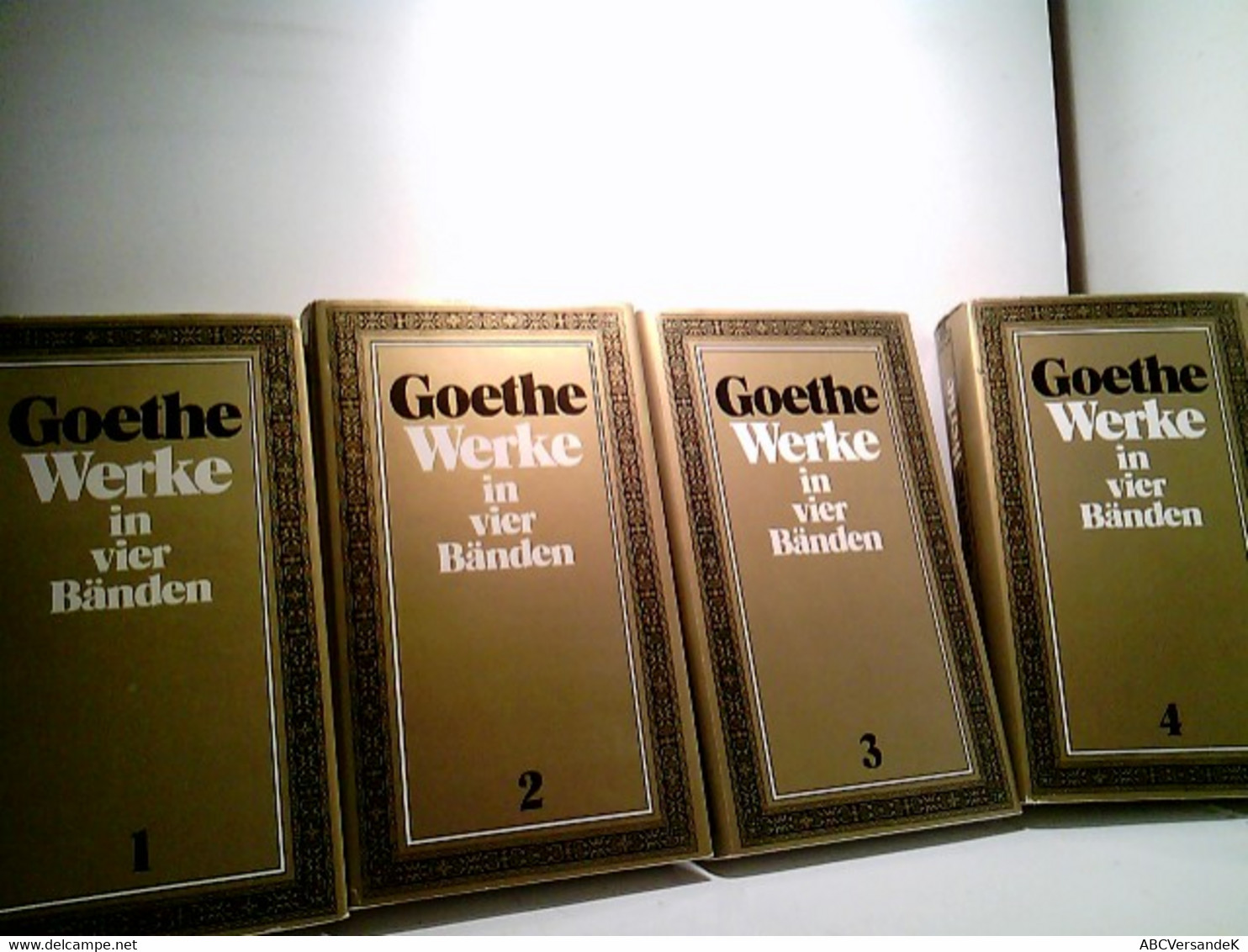 Konvolut Bestehend Aus 4 Bänden (von4), Zum Thema: Johann Wolfgang Von Goethe; Werke In Vier Bänden. - Auteurs All.