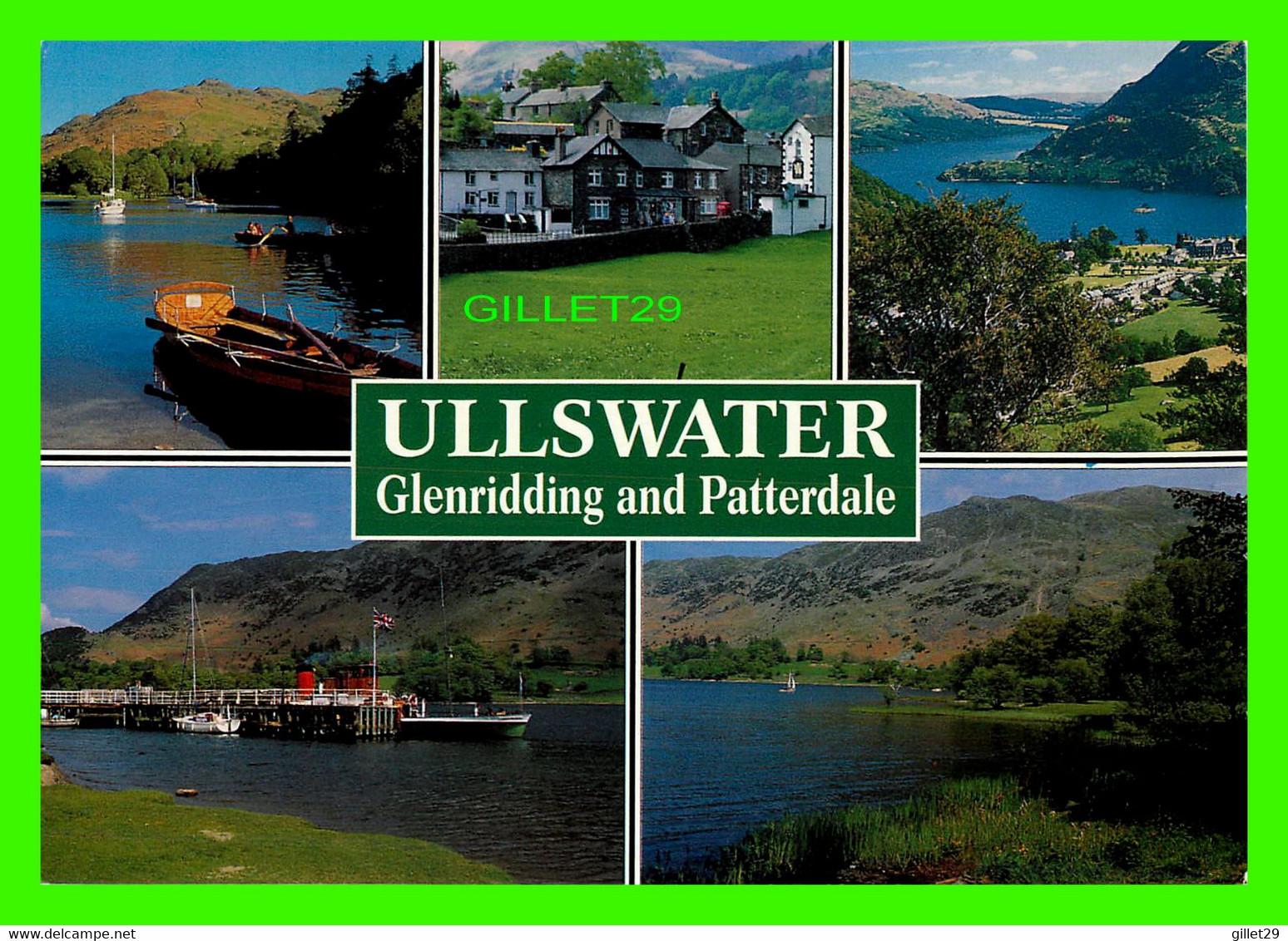 ULLSWATER, CUMBERLAND, UK - GLENRIDDING AND PATTERDALE - 6 MULTIVUES - SALMON - - Patterdale