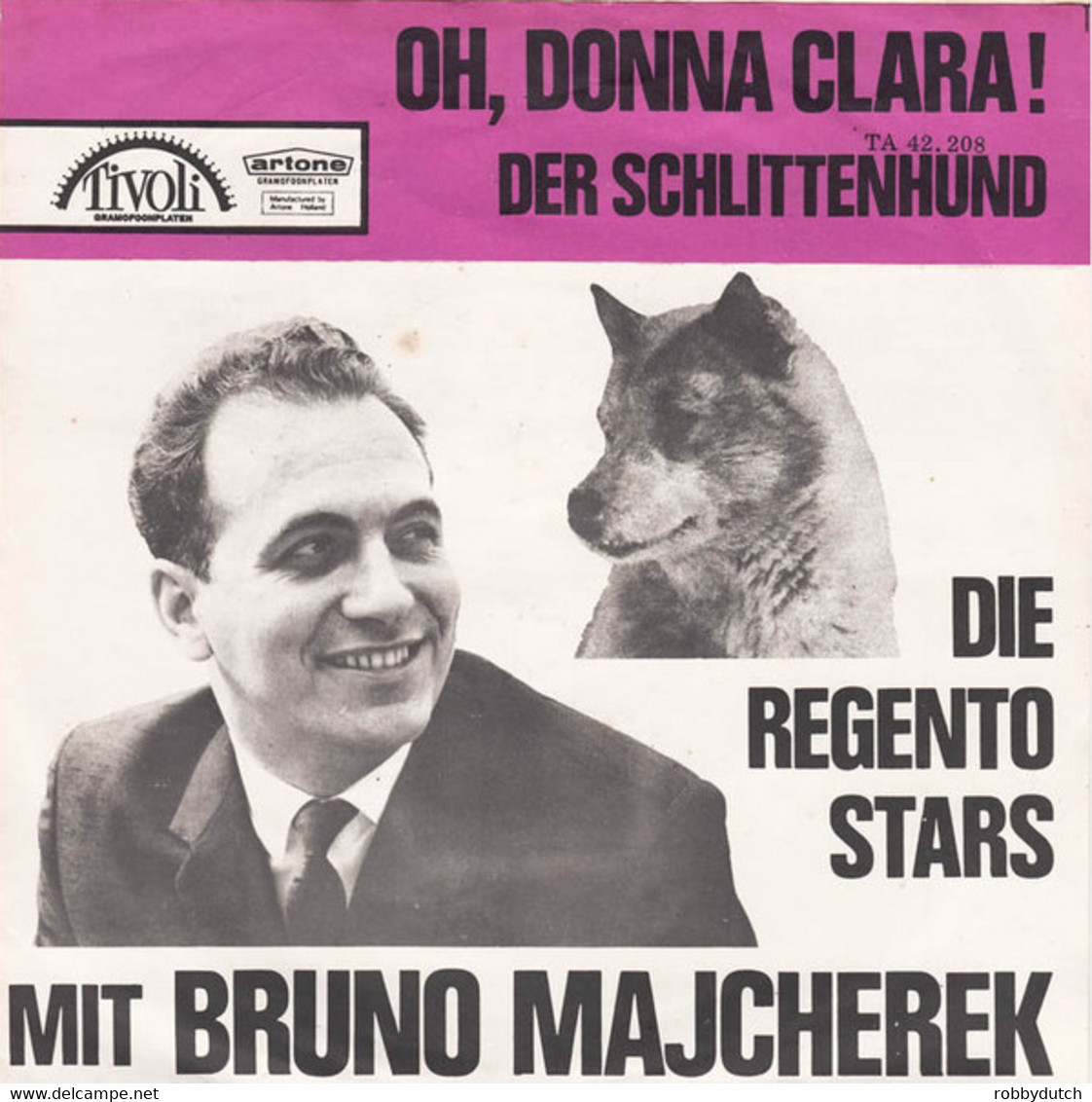 * 7"  *  Die Regento Stars Mit Bruno Majcherek - Oh, Donna Clara! (Holland 1963) - Sonstige - Deutsche Musik
