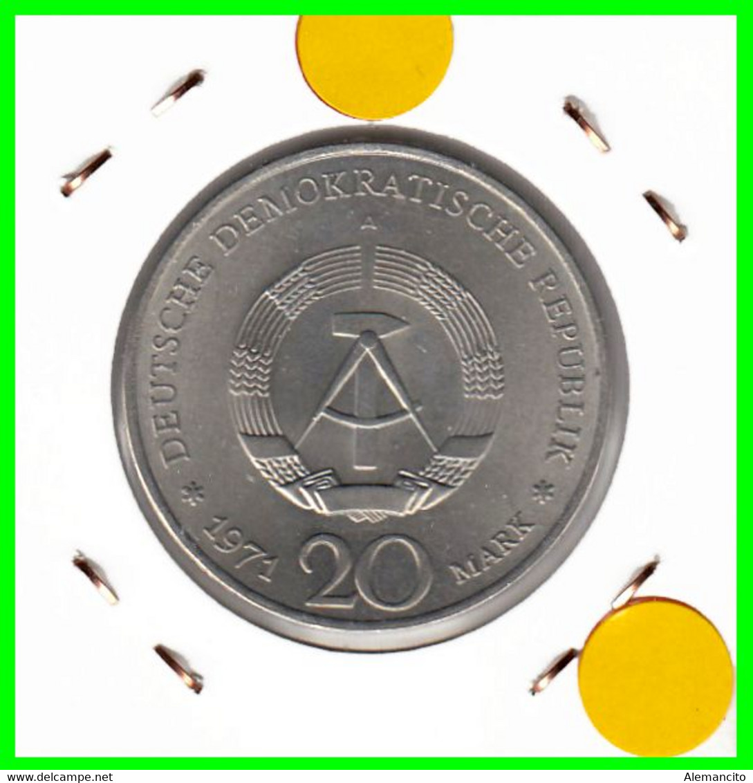 ( GERMANY ) REPUBLICA DEMOCRATICA DE ALEMANIA AÑO 1971 ( RDA ) 85TH BIRTHDAY OF ERNSTTHÄLMANN OBV: STATE EMBLEM - Collections