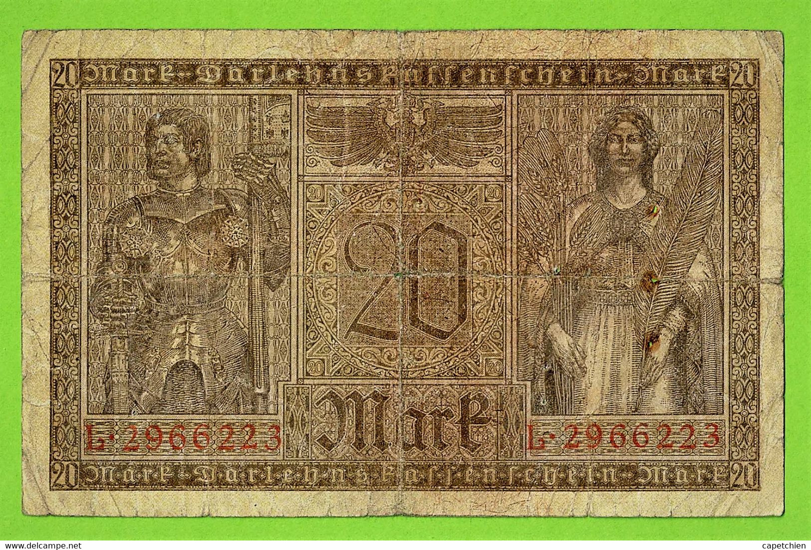 ALLEMAGNE / 20 MARK / 20 - 02 - 1918 - 20 Mark